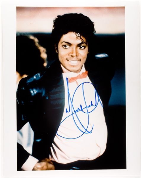 Michael Jackson Signed 11" x 14" Photo (JSA LOA)(Ulrich Collection)