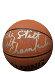 Wilt Chamberlain Signed NBA Basketball w/ RARE "Wilt The Stilt" Inscription (Third Party Guaranteed)(Ulrich Collection)