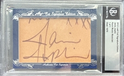 2012 Leaf #419 Janis Joplin ULTRA-RARE Cut Signature 1/1 Trading Card - One of Her Only Insert Cards! (Beckett/BAS Encapsulated)