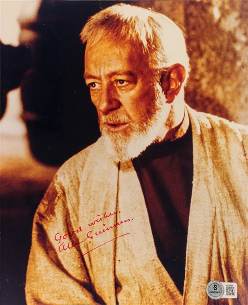 Star Wars: Sir Alec Guinness Signed 8" x 10" Obi-Wan Kenobi Photo (Beckett/BAS LOA)