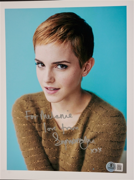 Emma Watson Signed 8.5" x 11" Photo (Beckett/BAS LOA)