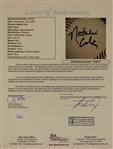 Natalie Cole Signed OLM Baseball (JSA LOA)