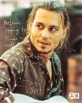 Johnny Depp Signed 8 x 10 Chocolat Photo (Beckett/BAS)