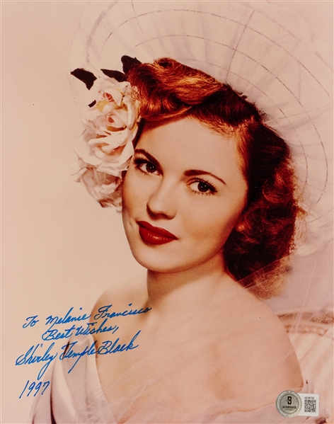 Shirley Temple Signed 8" x 10" Photo (Beckett/BAS LOA)