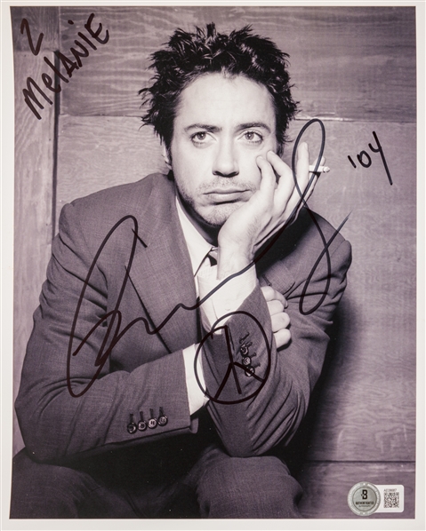 Robert Downey Jr. Signed 8" x 10" Photo (Beckett/BAS LOA)