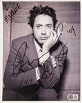 Robert Downey Jr. Signed 8 x 10 Photo (Beckett/BAS LOA)