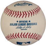 John Clease Signed OML Baseball (JSA)