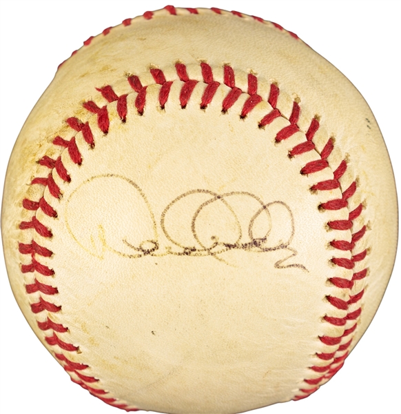 Derek Jeter Signed Little League Baseball (JSA LOA)