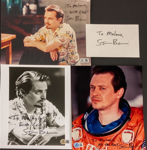Steve Buscemi Lot of 4 Signed Items (Beckett/BAS)