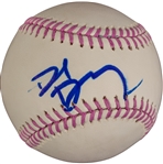 David Duchovny Signed Pink OML Baseball (JSA LOA)
