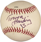 Lot of 2: Tonya Harding and Nancy Kerrigan Baseballs(JSA)