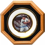 Mickey Mantle Signed Robert Stephen LE Plate (Third Party Guaranteed)