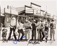 Star Wars Cast Signed 8 x 10 Photo from Funny Western Scene (8 Sigs)(Beckett/BAS LOA)