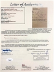The Beatles: Paul & Linda McCartney Dual Signed 1989 Award Program (JSA)