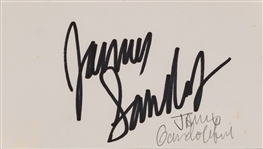 Sopranos: James Gandolfini Signed 3 x 5 Card (Beckett/BAS)
