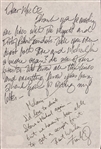 Frank Oz Signed & Handwritten Letter (Beckett/BAS LOA)