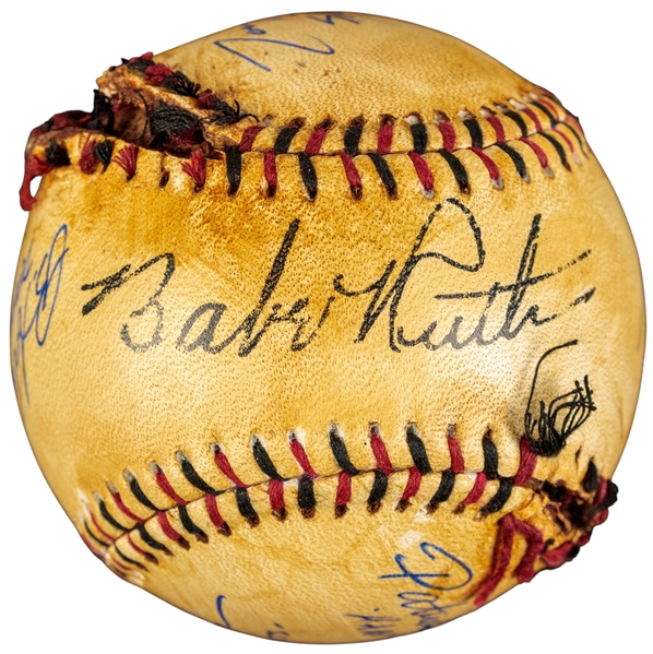 Sandlot Cast Signed Custom Replica Baseball (8 Sigs)(JSA)