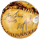 Sandlot Cast Signed Custom Replica Baseball (8 Sigs)(JSA)