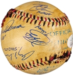Sandlot Cast Signed Custom Replica Baseball (8 Sigs)(JSA)