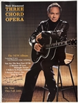 Neil Diamond Signed 18 x 24 Concert Poster (Beckett/BAS)