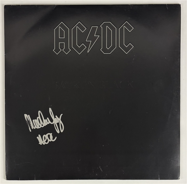 AC/DC: Malcom Young Signed "Back in Black" Record Album (Beckett/BAS LOA) 