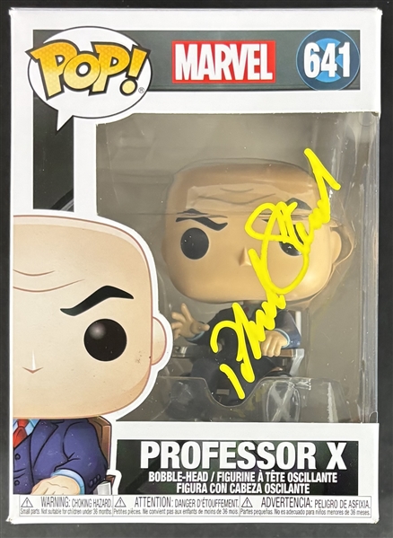 Patrick Stewart Signed "Professor X" Funko Pop (RARE)(Beckett/BAS) 