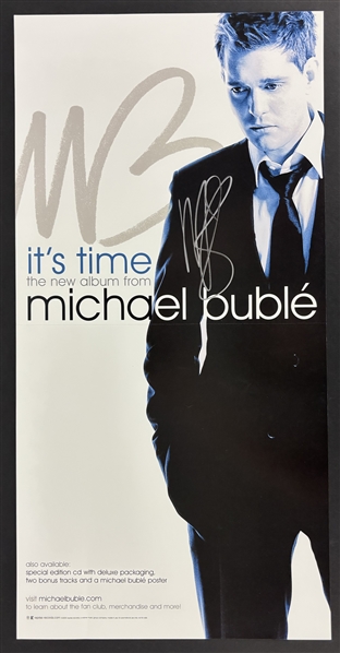 Michael Buble Signed 18" x 24" Concert Poster (Beckett/BAS)