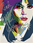 Joan Jett Signed 12 x 18 Poster (Beckett/BAS)