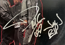 DMC Signed Faces / Back from Hell Album Cover w/ Vinyl (JSA)