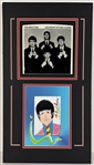 The Beatles: Ron Campbell Signed Original McCartney Drawing in Custom Matting with Record (Campbell COA)