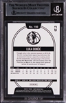 Luka Doncic Signed 2020-21 Hoops Basketball Card (Beckett/BAS Encapsulated)
