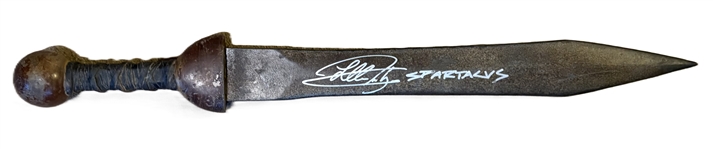 Liam McIntyre Signed & Production Used C. 2012 Spartacus Sword (Celebrity Authentics/Liam McIntyre & Third Party Guaranteed)