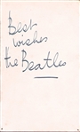 The Beatles: Paul McCartney Inscribed 3.5" x 5.75" Vintage Parlophone Records Promo Card (Caiazzo LOA)