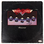 Aerosmith: Steven Tyler Signed Rocks Album (JSA)