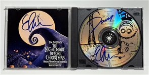 Danny Elfman Double Signed The Night Before Christmas Movie Soundtrack CD (Third Party Guaranteed)