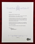 Madonna Hand Signed Letter with Great Signature! (Beckett/BAS)