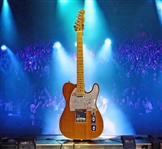 Bruce Springsteen Gorgeous Signed Woodgrain Custom Telecaster Guitar! (JSA)