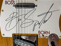 Bruce Springsteen Gorgeous Signed Woodgrain Custom Telecaster Guitar! (JSA)