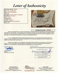 Bruce Springsteen Gorgeous Signed Woodgrain Custom Telecaster Guitar! (JSA)