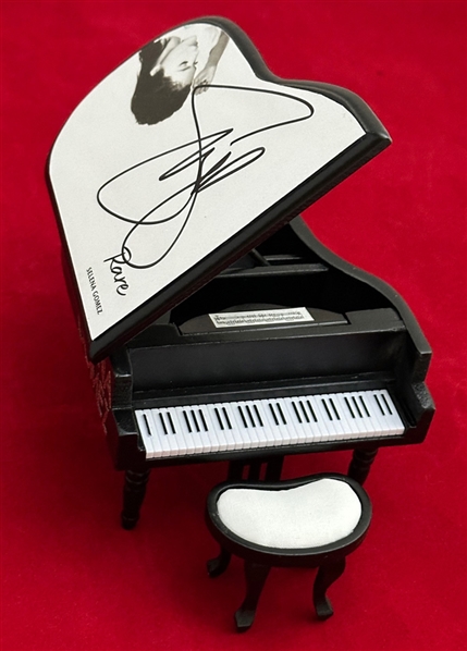 Selena Gomez Signed Custom Mini Grand Piano Featuring Rare Her 3rd Studio Album  (Third Party Guaranteed)