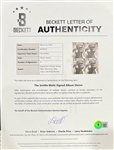 The Smiths: RARE Group Signed Meat is Murder Album Cover (4 Sigs)(Beckett/BAS LOA)(Provenance)