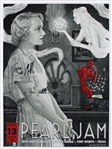 Pearl Jam Group Signed 2023 Concert Poster (5 Sigs)(Beckett/BAS LOA)