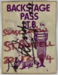 The Beatles: Ringo Starr Signed 3.25 x 4.25 Backstage Pass (Beckett/BAS LOA)