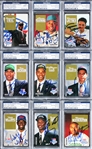 1992 Skybox Complete Signed Draft Pick Set (27) with Shaq, Mourning, etc. (PSA/DNA Encapsulated)