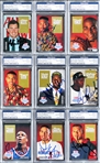1992 Skybox Complete Signed Draft Pick Set (27) with Shaq, Mourning, etc. (PSA/DNA Encapsulated)
