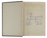 Bill Wilson Signed & Inscribed Alcoholic Anonymous Vintage 2nd Edition Hardcover Book (Beckett/BAS LOA)