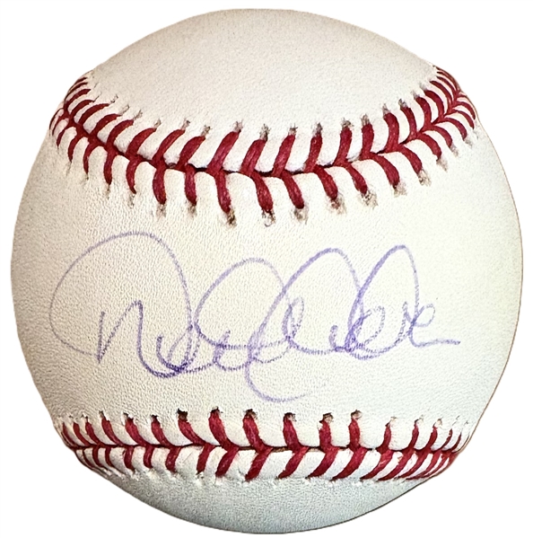 Derek Jeter Signed OML Playing-Era Selig Baseball (Third Party Guaranteed)