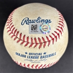 Dodgers Greats: Vin Scully & Clayton Kershaw Game Used & Dual Signed OML Baseball :: 9-2-14 vs Nationals :: Ball Pitched by Kershaw (PSA/DNA & MLB Authentication)