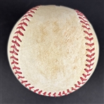 Dodgers Greats: Vin Scully & Clayton Kershaw Game Used & Dual Signed OML Baseball :: 9-2-14 vs Nationals :: Ball Pitched by Kershaw (PSA/DNA & MLB Authentication)
