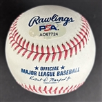 Brad Pitt Signed OML Baseball (PSA/DNA)